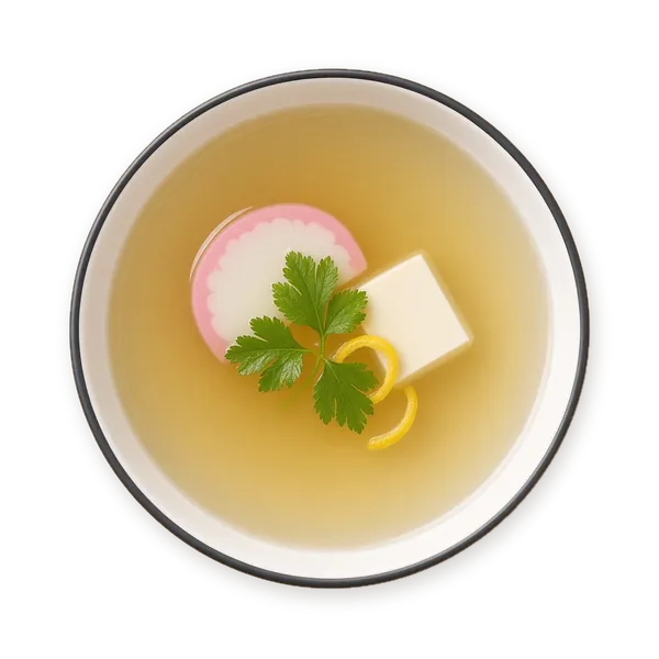 Illustration of a bowl of Suimono